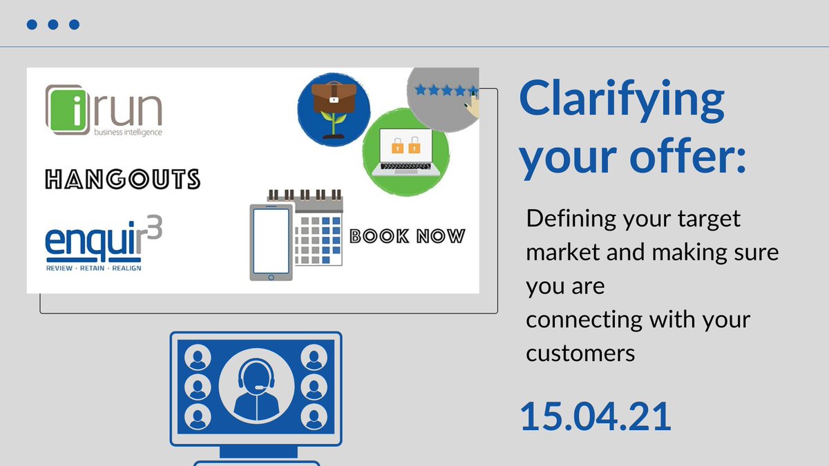 Enquir3's tweet photo. Enquir3 and IRUN have joined forces of expert knowledge to show you ways you never thought of to improve your business.

Book now:
https://t.co/yKtxmUprm8 https://t.co/M2BaZsT28A
