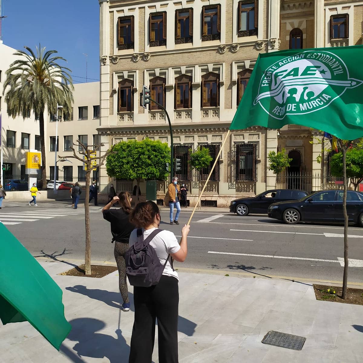 FAEMurcia's tweet photo. La semana pasada el estudiantado de la UM fuimos a la huelga y salimos a las calles para reivindicar una evaluación segura. A esto se sumaron las movilizaciones de Ed. Social y Pedagogía para exigir que se conserven el 100% de las plazas ofertadas. ✊

📷 Imágenes de la semana 📷 https://t.co/Dl2haUsLOW