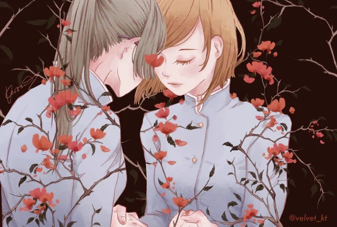girls with thorns 🥀

#nobamaki #JujutsuKaisen 