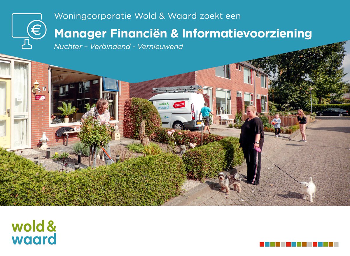 WoldWaard's tweet image. Wil jij ook samen werken aan beter wonen in het #Westerkwartier? Wij zoeken een financieel manager met een gedegen kennis van financiën, bedrijfsvoering en ICT. Heb jij hart voor de volkshuisvesting? Bekijk dan zeker de #vacature woldwaard.nl/overons/werken…
