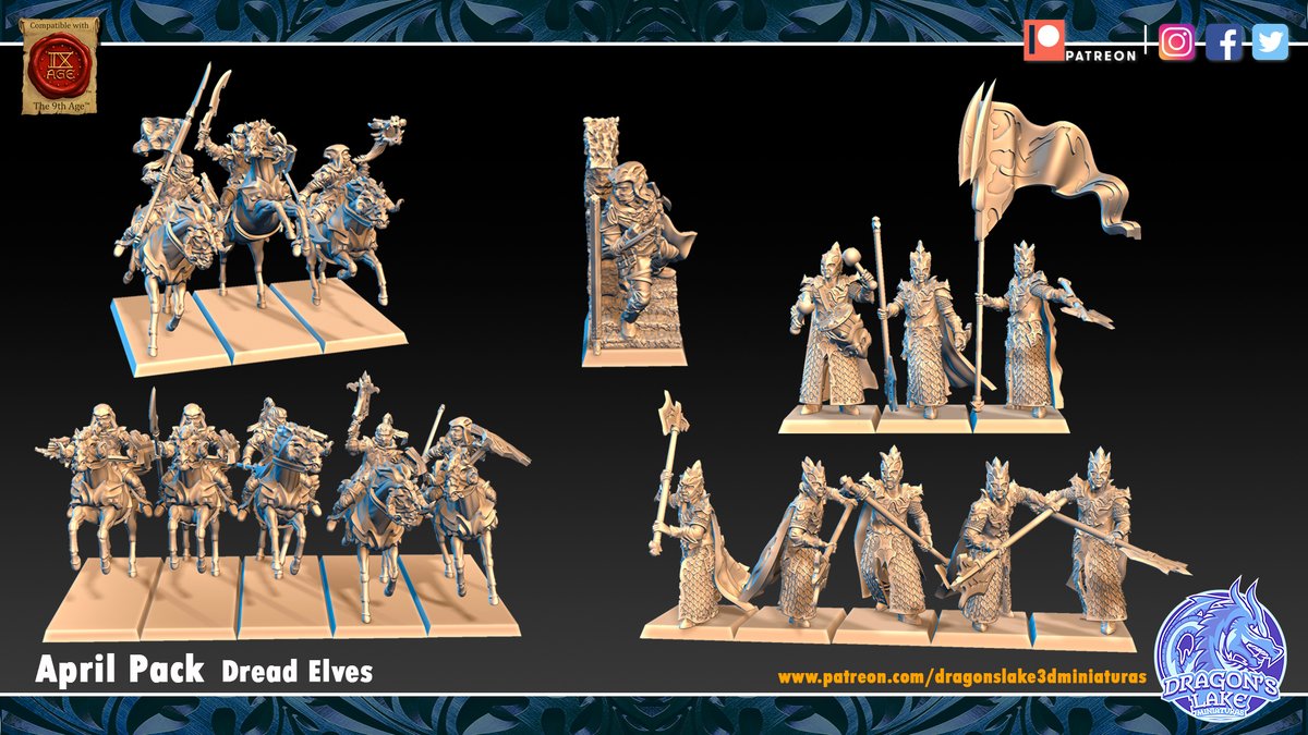 DragonsLakeMntr's tweet photo. April patreon pack preview
https://t.co/W16KG33Qwg
#theninthage #the9thage #hobby #magicspells #wargames #3dmodeling #3dmodel #3dprinting #3dprint #miniatures #miniature #painting #boardgames #warhammer #3dresin #dreadelves #elf #elves #warhammer #aos #ageofsigmar #darkelf https://t.co/eo2qNRIJow