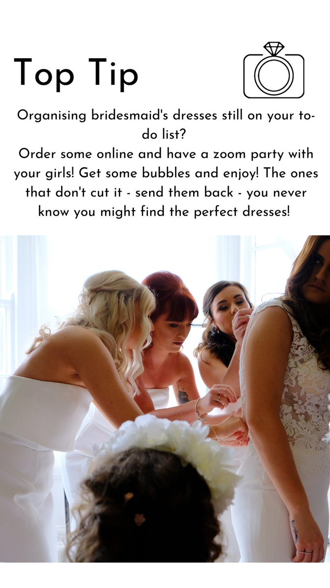 Don't miss out on having those special bridal moments because we have to stay local and can't mix inside with our gal pals - make those moments and enjoy looking forward to your day with the people who matter the most to you! #Ido #Bride #Bridesmaid