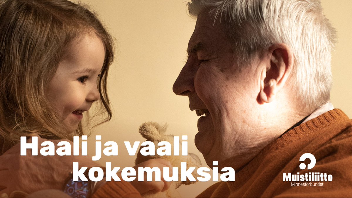 Muistiliitto's tweet photo. Tiesitkö, että tunnemuisti säilyy pitkään muistisairaudesta huolimatta. Vaikka henkilö ei muista tapahtumia, voivat ne silti jättää tunnemuistiin jäljen. Siksi uusien, mukavalta tuntuvien kokemuksien mahdollistaminen kannattaa aina. 

Lue lisää: https://t.co/mvl20OMmD7 https://t.co/RiShEsmZ5K