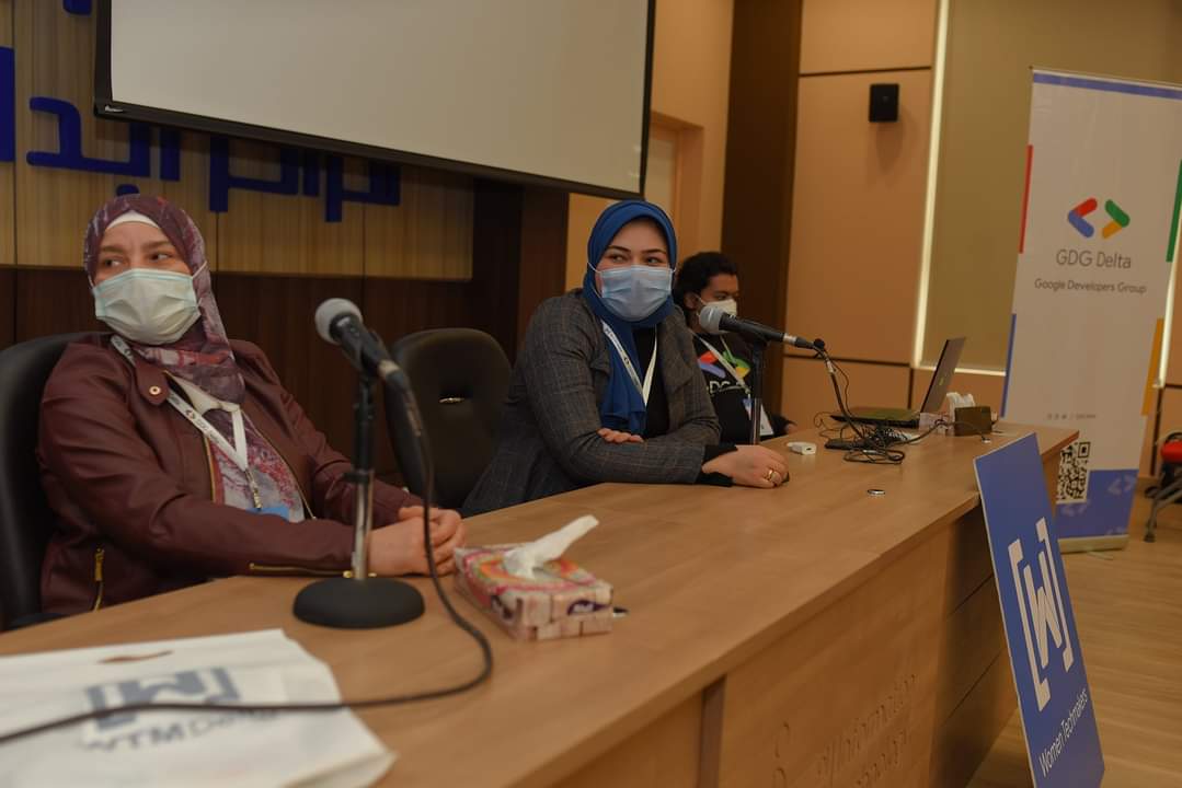 WtmDelta's tweet photo. فعاليات " Covid 19 Drug resistant tuberculosis Panel Discussion" دلوقتي مع د.شيماء الحسيني ، د.شيماء محمد و د.شيماء خالد
في Session Hall
#StaySafe
#IWD #IWD21 #IWD2021  #WomenTechmakers #WTM #CourageToCreate
#GDGDelta #WTMDelta https://t.co/OhZIpv2YYf