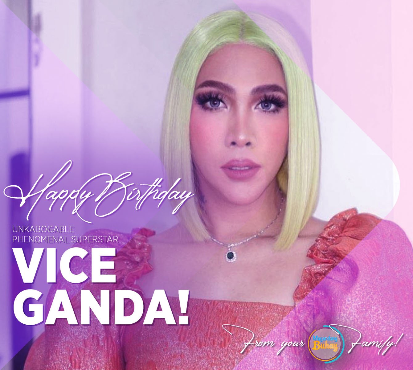 Happy Birthday to the Unkabogable Phenomenal Superstar Vice Ganda! Love your, Magandang Buhay Family!   