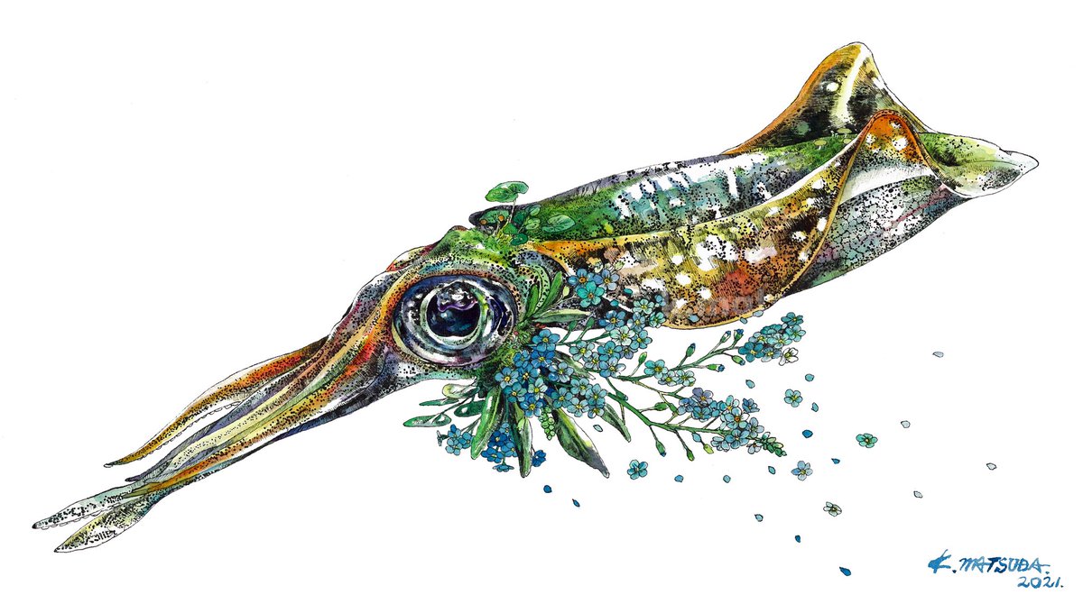 「3月は仕事絵ばかりだったので、4月は自分の絵をたくさん描きます。

#3月を写真」|Keso Artのイラスト