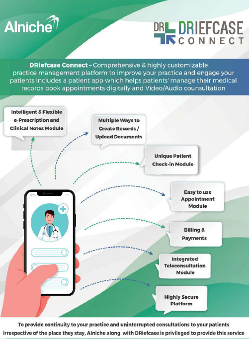 DrscEditorial's tweet photo. DRiefcase Connect- New Dawn in Healthcare
Application for doctors that uses convenience of technology
This application provide continuity to doctor's practice & uninterrupted consultations to patients irrespective of the place they stay
#DRSC
#HealthcareeCompendium
#Doctor https://t.co/he3TIfTcmd