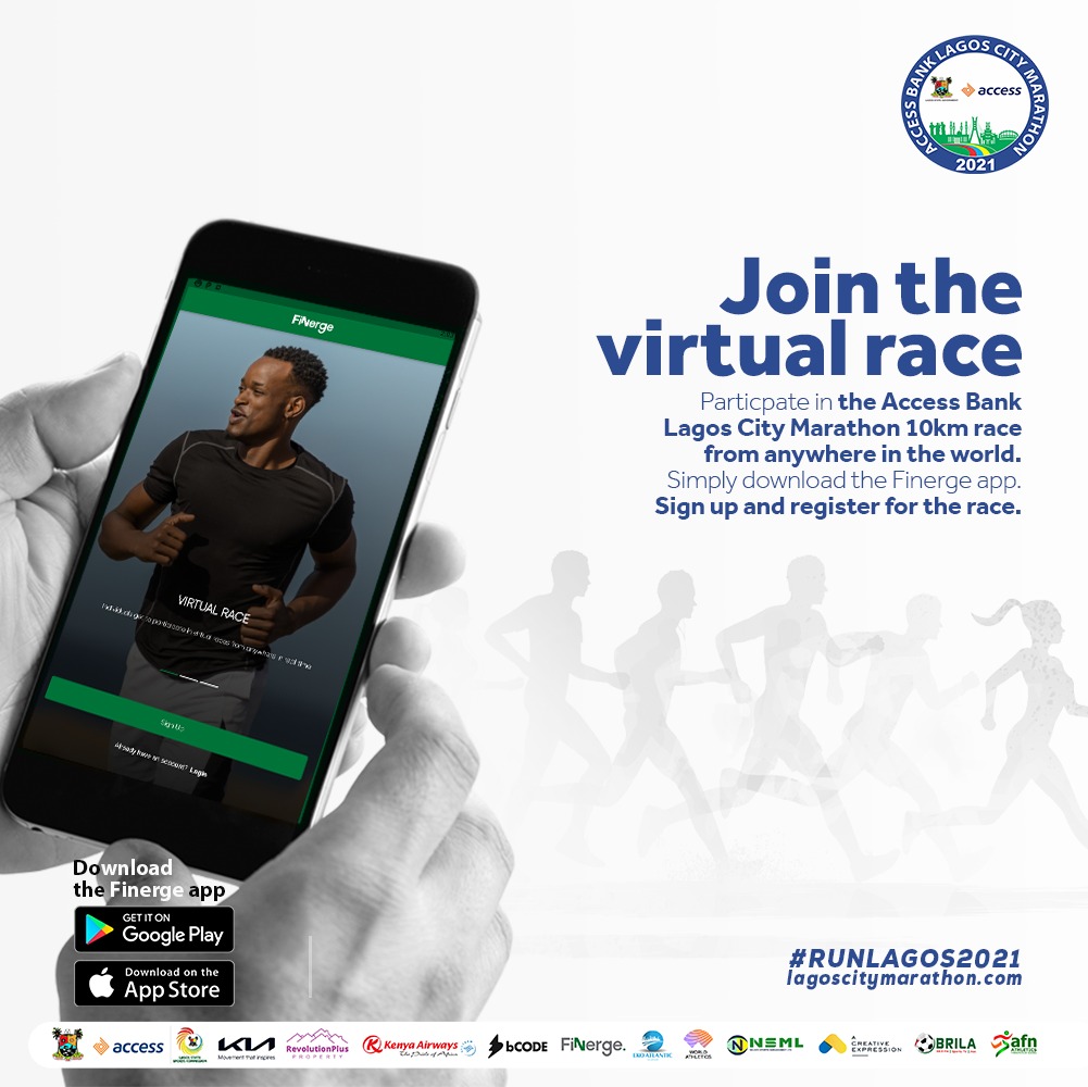 OwoSports1's tweet photo. In the event of #Covid-19 pandemic and it's attendant effects on the scope & nature of the marathon, we've initiated a virtual race to feed the appetite of our adherents.
We will never let you out of the experience.
#RunVirtually #NilayoCares #AccessBankLagosCityMarathon https://t.co/kngmu7L8zI