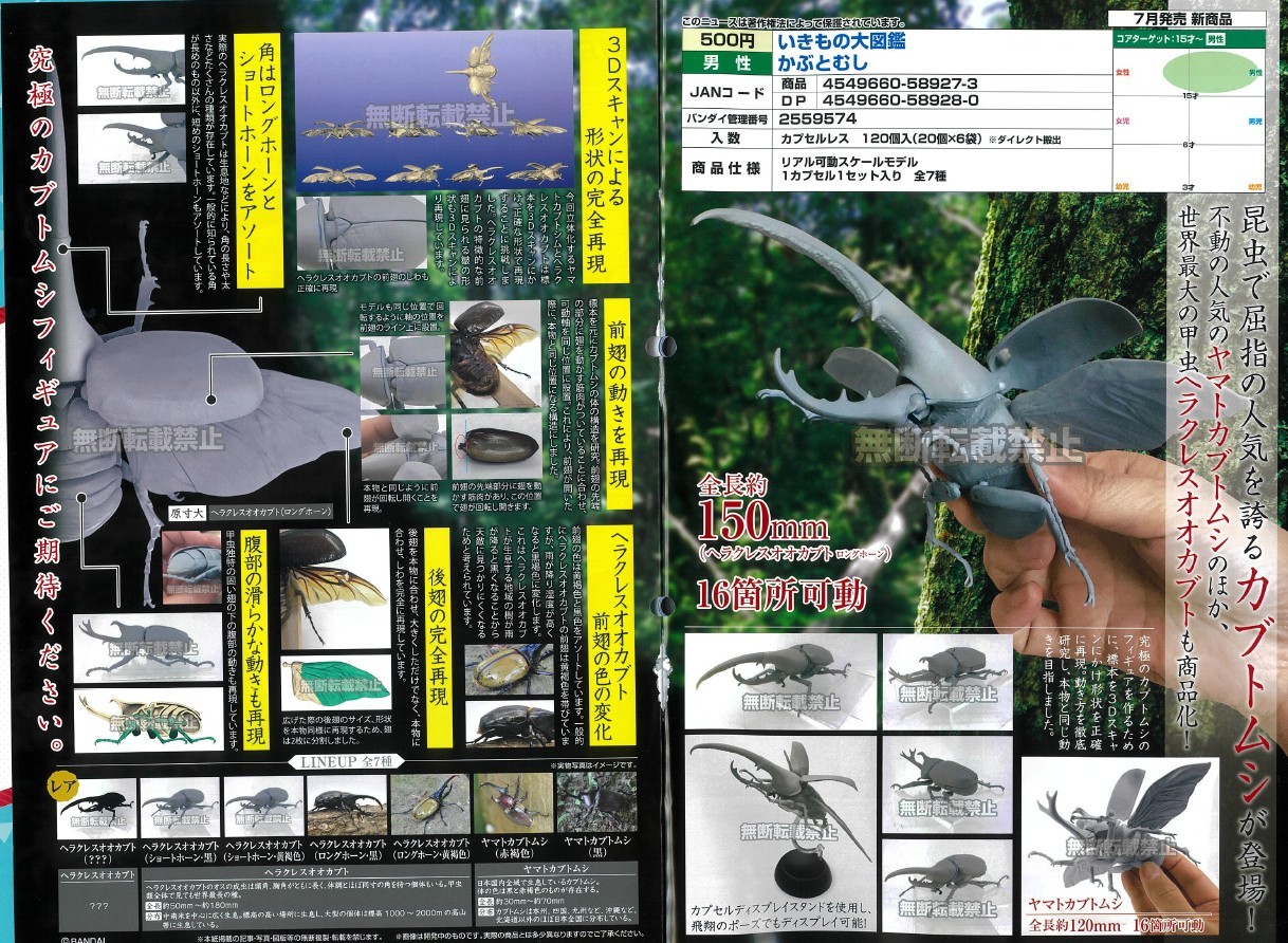 上品な いきもの大図鑑 個入り かぶとむし02 模型 プラモデル Www Kostelski Buk Com