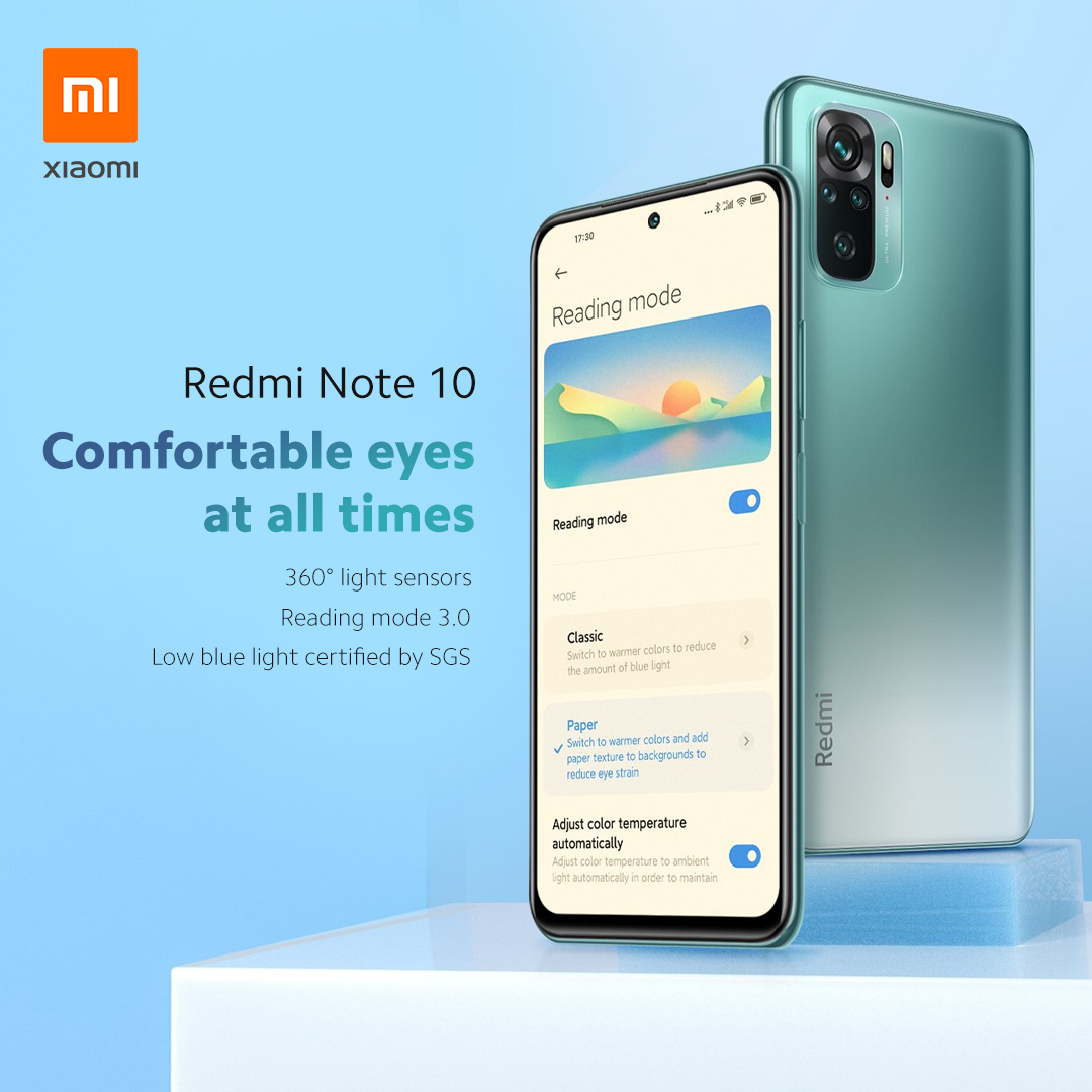 Xiaomi_PH's tweet photo. Having a powerful screen technology also means being flexible so that your eyes can feel comfortable all the time when you use your #RedmiNote10PH. https://t.co/fMAbhaUs4w