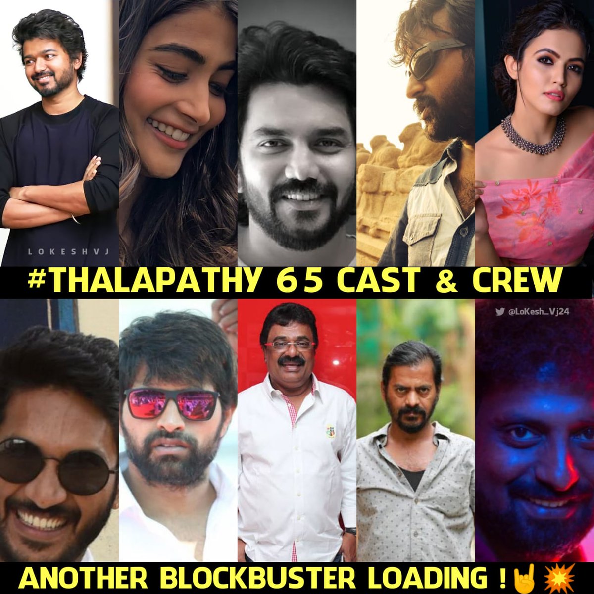 Thalapathy 65 Cast And Crew / Vijay To Begin Shooting For Thalapathy 65