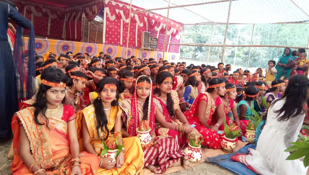कलश यात्रा के दौरान