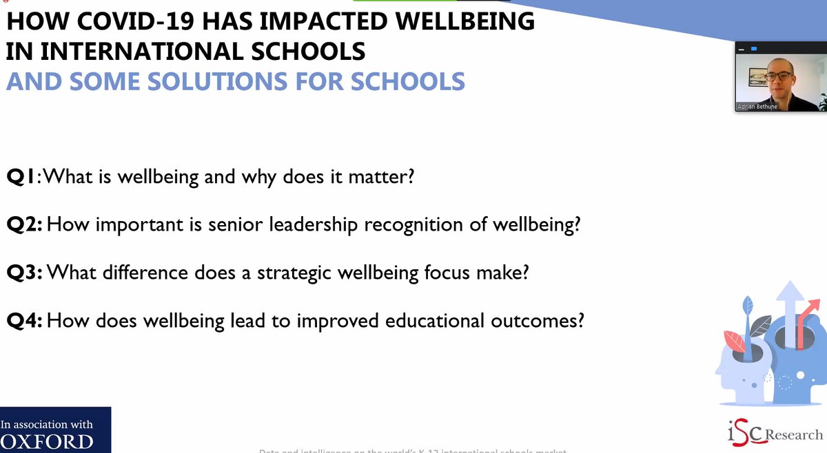 OUPPrimary's tweet photo. Lead Author of the new Oxford International Curriculum @AdrianBethune outlines the research behind the development of this #curriculum. Research shows a whole-school approach to #wellbeing leads to improved educational outcomes. #WellbeingShapesLearning https://t.co/5nP8wJfxnw