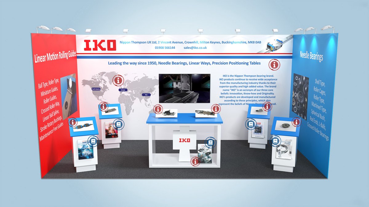 Visit the IKO Nippon Thompson #virtual stand at #IndustryExpo Virtual #Exhibition today!
industryexpo.online/show/iko-nippo…
IKO products has been leading the way since 1950 in Needle Bearings, Linear Ways and Precision Positioning Tables #virtualreality #needlebearings #bearings #linearways