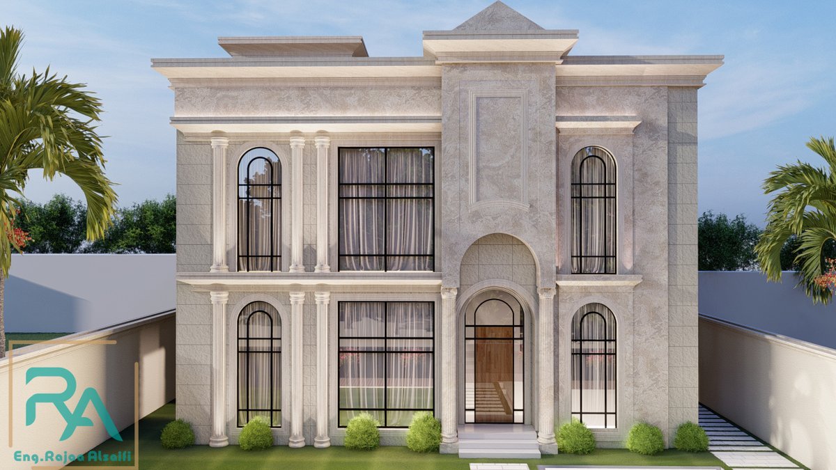 تصميم فيلا نيوكلاسيك
#neoclassicism 
#exteriordesign 
#مراجعة_تصاميم_المتابعين 
#مراجعة_مخططات_المتابعين 
#تصميم_داخلي 
#تصميمي 
#السعوديه_lلكويت 
#السعودية_فلسطين 
#السوق_السعودي 
#اليوم_العالمي_للسمبوسه 
#بيت_العمر