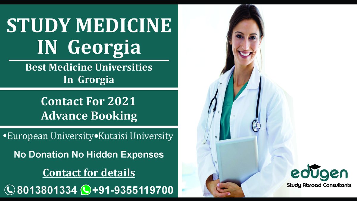 🩺Dear Aspirants,
Don't wait for your #NEET 📃result or get upset😓 about it!
📞Contact Us for advance booking in the #TopUniversities🏫 in #Georgia...
We ensure no hidden expenses or donations👍
Visit Here - edugenstudy.com
#MBBS #Education #Doctor #studyabroad #Edugen
