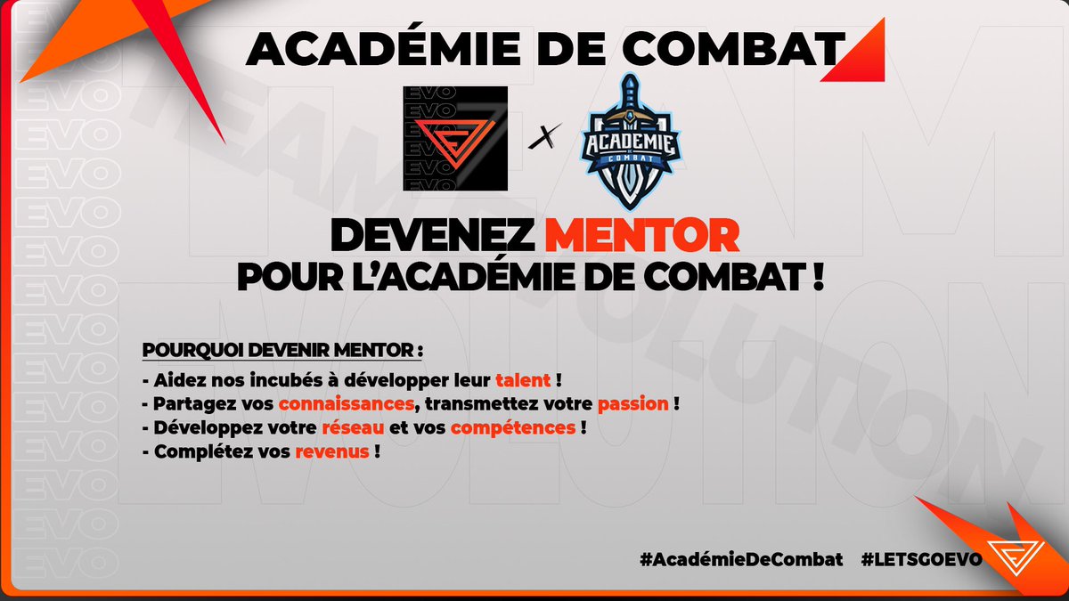 spliceesport's tweet photo. Vous voulez apporter votre expérience et faire évoluer l'#Esport ?
Rejoignez L'@Academie_esport et venez partager votre talent !
Aidez les joueurs talentueux à rejoindre la scène #eSportive en devant Mentor et offrez vous un complément de revenus !
➡️https://t.co/ZK4noAOCBh ⬅️ https://t.co/smcgKAgkBI