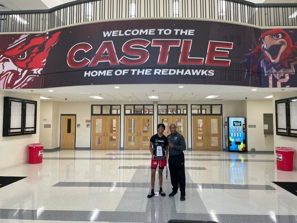 WestwoodWBB's tweet photo. Fan Favorite and All Region @MTrashauna spending some time with the Region 🚢 Hardware and HBC one final time before docking it in the 🏆 Case. https://t.co/uDnzo2H61m
