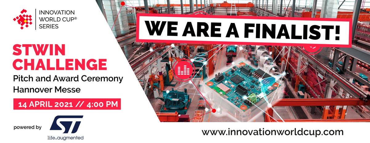 3d Signals will pitch at <a href="/hannover_messe/">HANNOVER MESSE</a> Digital Edition as a finalist startup!
#STWINCHALLENGE #openinnovation #techentrepreneur #iiot #industrialmanufacturers