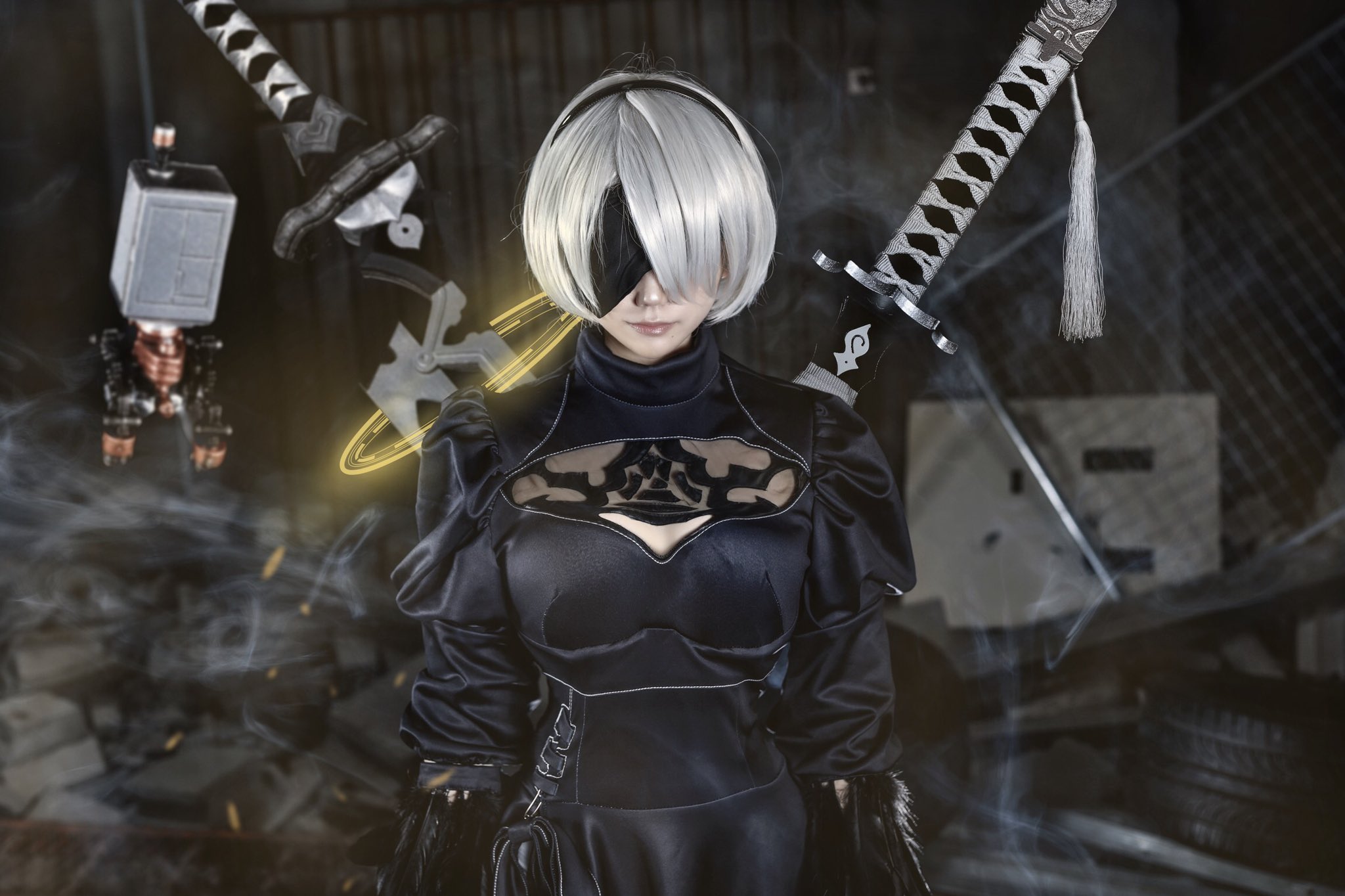 えめな Cosplay Nier Automata Yorha No 2 Type B 生と死を繰り返す螺旋に 私達は囚われ続けている Yakura0610 ニーアオートマタ 2b T Co Lz8czw7mhd Twitter