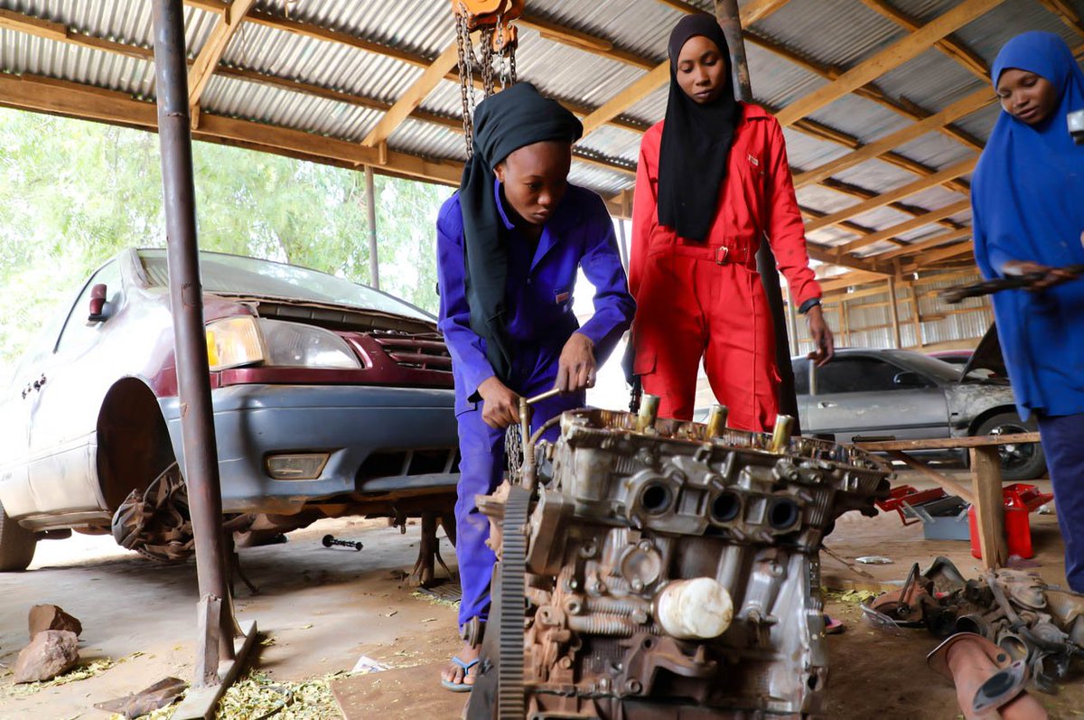 SPOTLIGHT: Inside the all-female mechanic workshop in Sokoto where gender roles are reversed | TheCable bit.ly/3sQrHgM

#IWD <a href="/AWTambuwal/">Aminu W. Tambuwal</a>