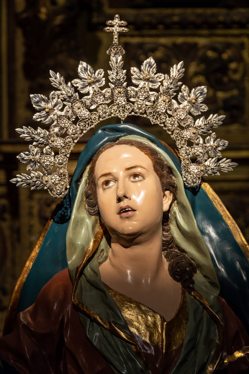 AytodeCaravaca's tweet photo. 🌟 Ya la puedes admirar en su templo. Deseamos que el año próximo también vuelva a las calles como imagen titular de Los Azules

La obra de la escuela salzillesca de La Dolorosa regresa a El Salvador tras su recuperación en Centro Regional de Restauración: https://t.co/OsY0OQszue https://t.co/fEFx52pbmK