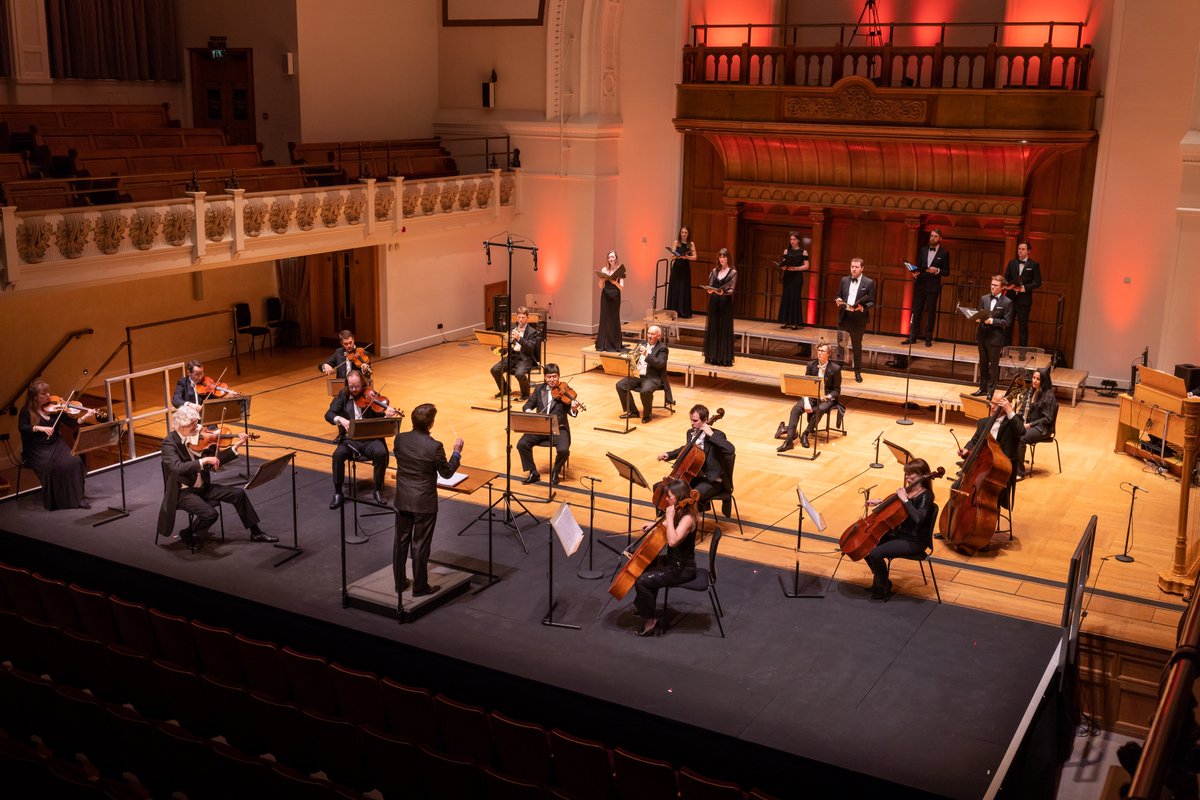 Perciusonline's tweet photo. .@ClassicFM listeners: Tune in to Bill Turnball's show at 11A today to hear an exclusive track of 'Sanctus' from Fauré’s 'Requiem' as part of the #livefromlondonspring festival w/ @VOCES8 &amp; @ECOrchestra, conducted by @barney987.

🎫2 April https://t.co/jT1BHn25qz

📸 Colin Sheen https://t.co/QBjsawoKeG