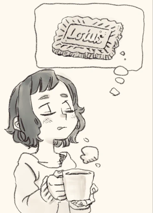 #今月描いた絵を晒そう 

おやつとお尻、両方「お」がつく 