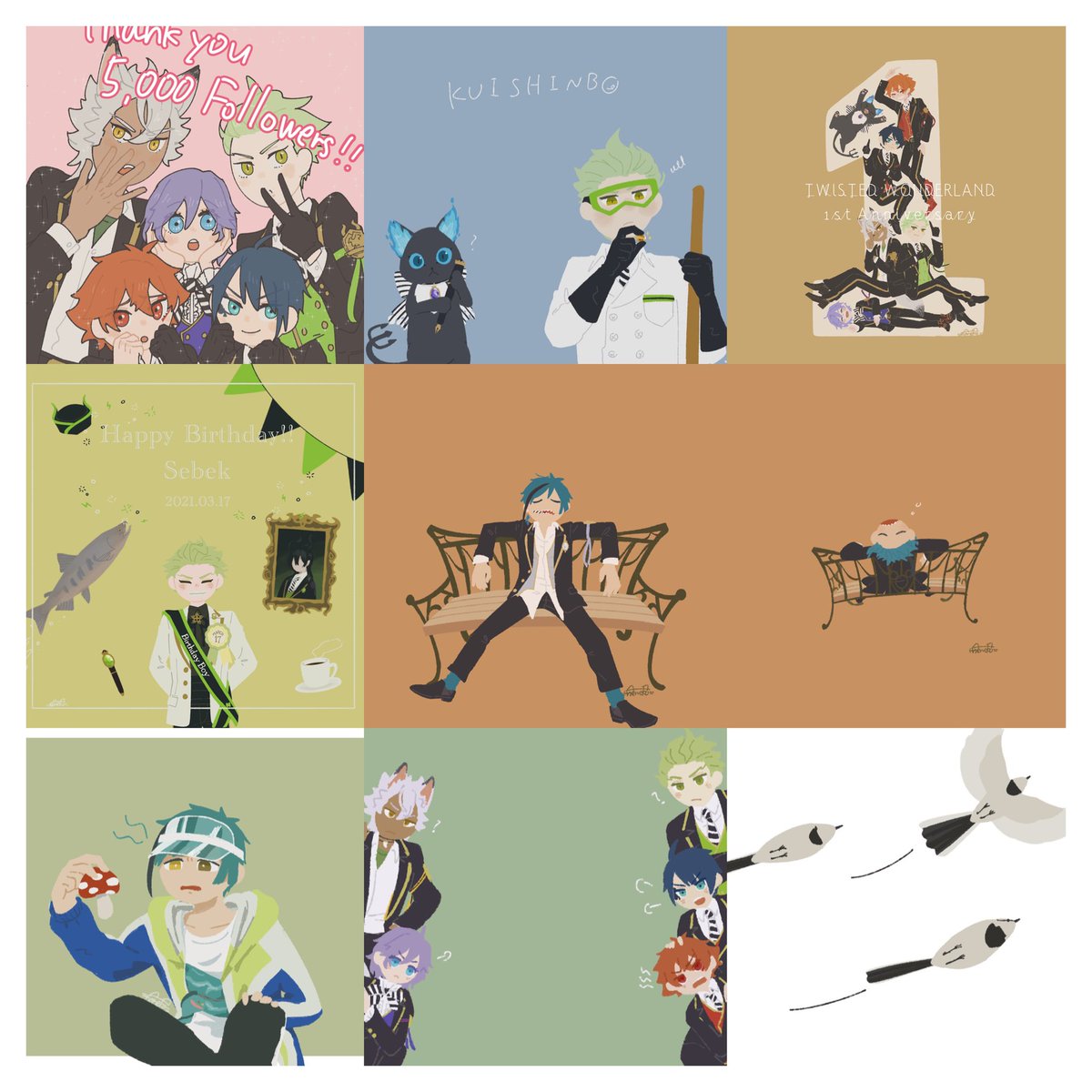 #今月描いた絵を晒そう
3月 