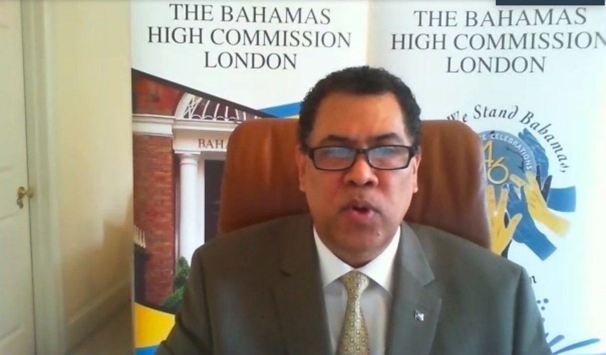 CHRI_UK's tweet photo. “Cooperation between countries, agencies and CSOs is critical as no country can effectively and efficiently fight #HumanTrafficking  alone.”

Strong concluding remarks from His Excellency Mr Ellison E. Greenslade, High Commissioner for #Bahamas to the #UK @BahamasHCLondon. https://t.co/YSgdQyAO2h