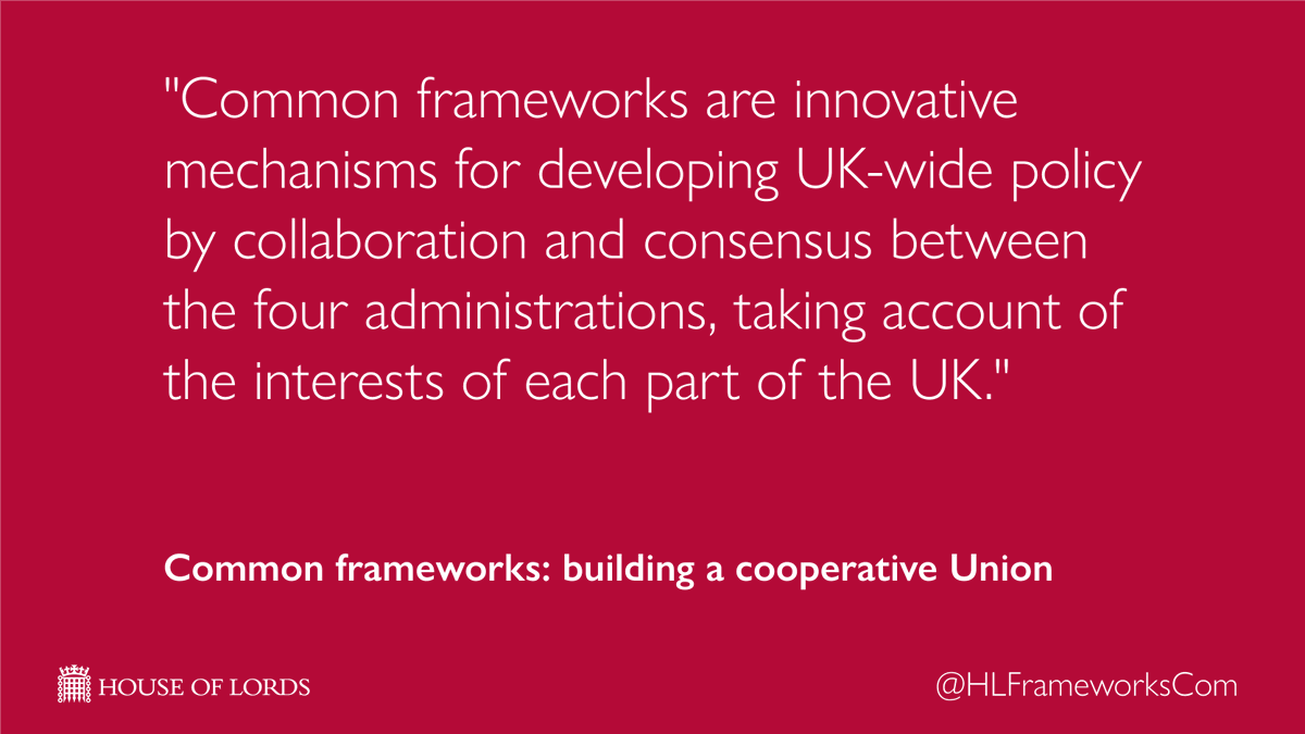 HLFrameworksCom's tweet image. #CommonFrameworks show how the UK Government and devolved administrations can work together on the basis of consent and respect: publications.parliament.uk/pa/ld5801/ldse…