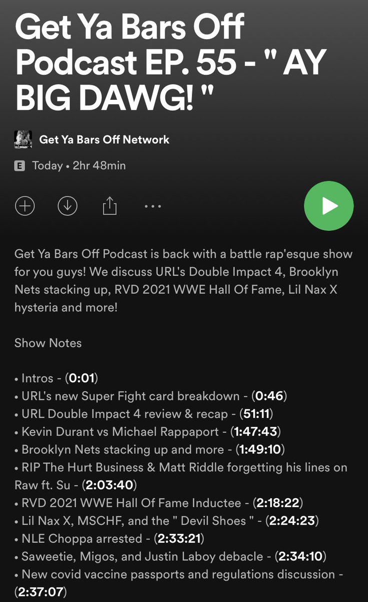 The_Marketable1's tweet photo. GYBO X Ep.55 “AY BIG DAWG!”

-Double Impact Recap
-Superfight Preview and predictions 
-Brooklyn Nets Loading Up
-Lil Nas X bloody Shoes
-Covid Vaccine Passports
Audio: https://t.co/rEykCMCN0t
Video: https://t.co/FWGm1Aui4T https://t.co/HVq0P4SEtY