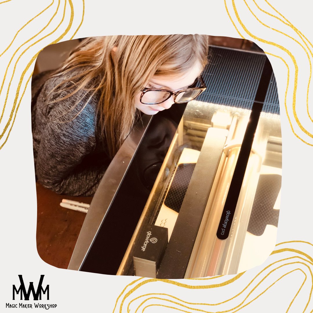 magicmakerwksp's tweet photo. Our #glowforge is SO amazing!! Check out our many glowforge products now: https://t.co/HSKc9Vnf09 https://t.co/JHp8HI1zgk