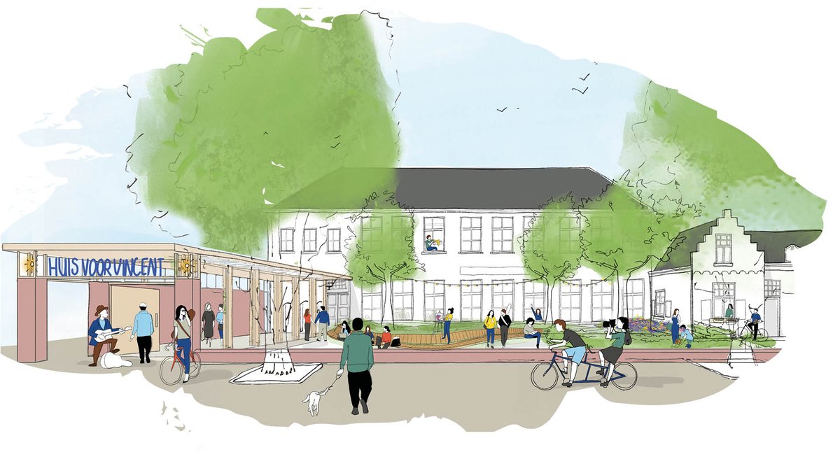 Team Kroot &amp; Partners en <a href="/BraaksmaRoos/">Braaksma & Roos</a> wonnen eind 2020 de prijsvraag voor de herontwikkeling van de oude Dr. Landmanschool in Helvoirt.

dearchitect.nl/architectuur/n…