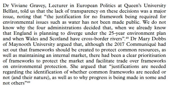 VGravey's tweet image. Really interesting report out from new Lords Committee on #CommonFrameworks (@HLFrameworksCom) w. key contributions from @BrexitEnv associates &amp;amp; from our fantastic #Brexit team @QUBPolicy - looking forward to seeing how the work of the Committee develops! publications.parliament.uk/pa/ld5801/ldse…