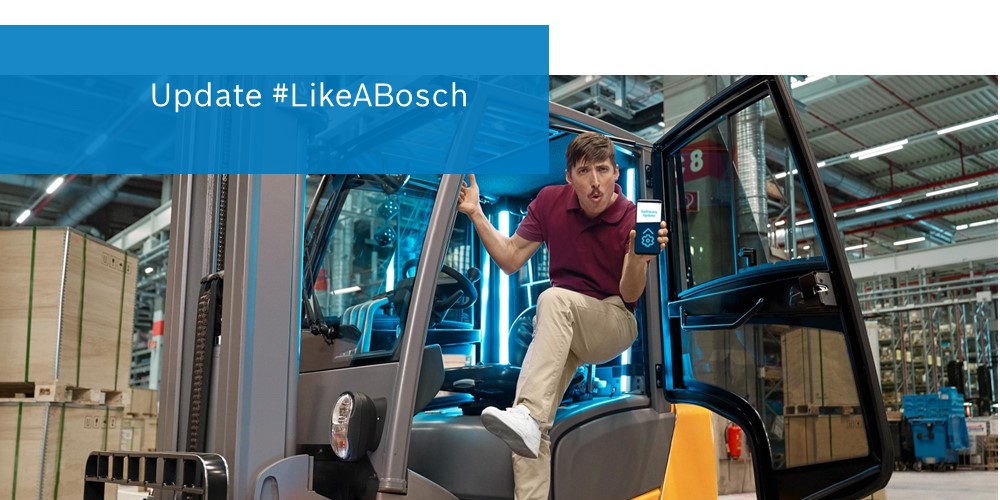 Update #LikeABosch? It’s easy with Software Over The Air! Check out the OTA solutions of Bosch.IO and @BoschRexroth bosch.com/stories/sota-l… Want to check it out live? Visit our live sessions at @hannover_messe bit.ly/3vZA2Rq