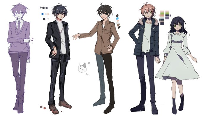今まで私が担当したすとぷり関連MVのキャラデザです
よければ参考にしてください 