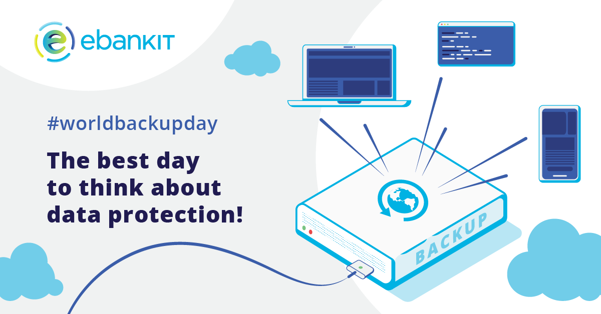 e_bank_it's tweet photo. Every March 31, #worldbackupday takes place. It’s the ideal time to remember that the ebankIT digital platform enables a personalized experience to banking customers improving user experience while respecting all security aspects.
#ebankit #codeyourlife #informationsecurity #data https://t.co/qdu01bxI8i