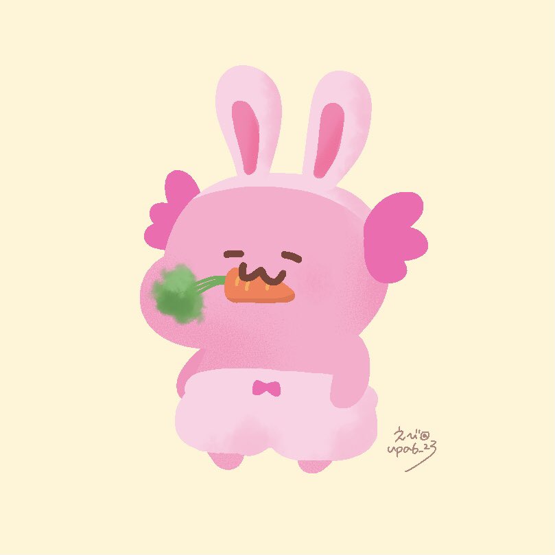 えび プレゼント企画開催中 4 2まで S Tweet 今月描いた絵を晒そう 今月もほぼ毎日投稿頑張りました 来月も引き続き頑張ります なまものらいふ ちびうぱくん イラスト ウーパールーパー Axolotl 絵描きさんと繋がりたい 春の創作クラスタフォロー祭り