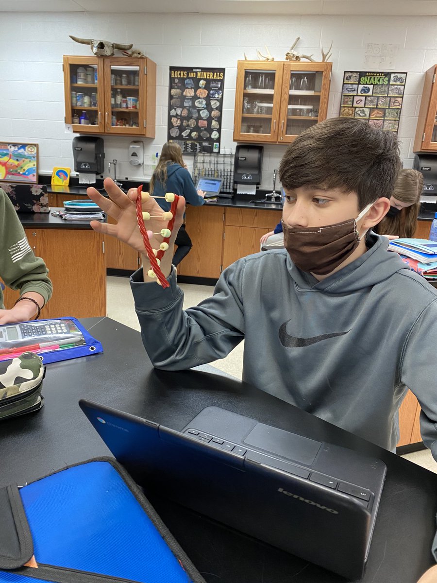 JWilkinsonBio's tweet photo. Modeling DNA! #twolves7pridemhs https://t.co/Fe5tKg4j5G