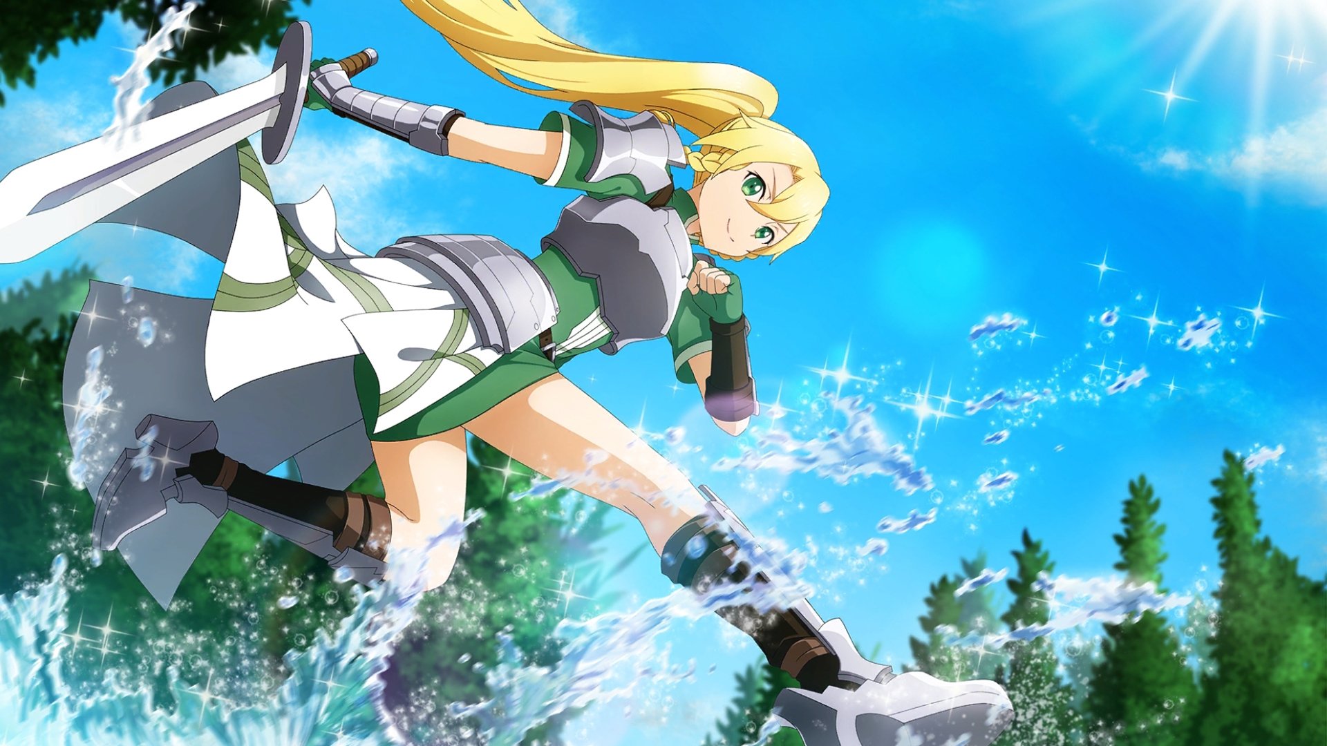 Saoars Net Full Hd Wallpaper Of Soaring Over The Horizon Leafa 地平線を飛び越えて リーファのfhd壁紙 Saoars アリブレ T Co Qnjsuibcdu Twitter