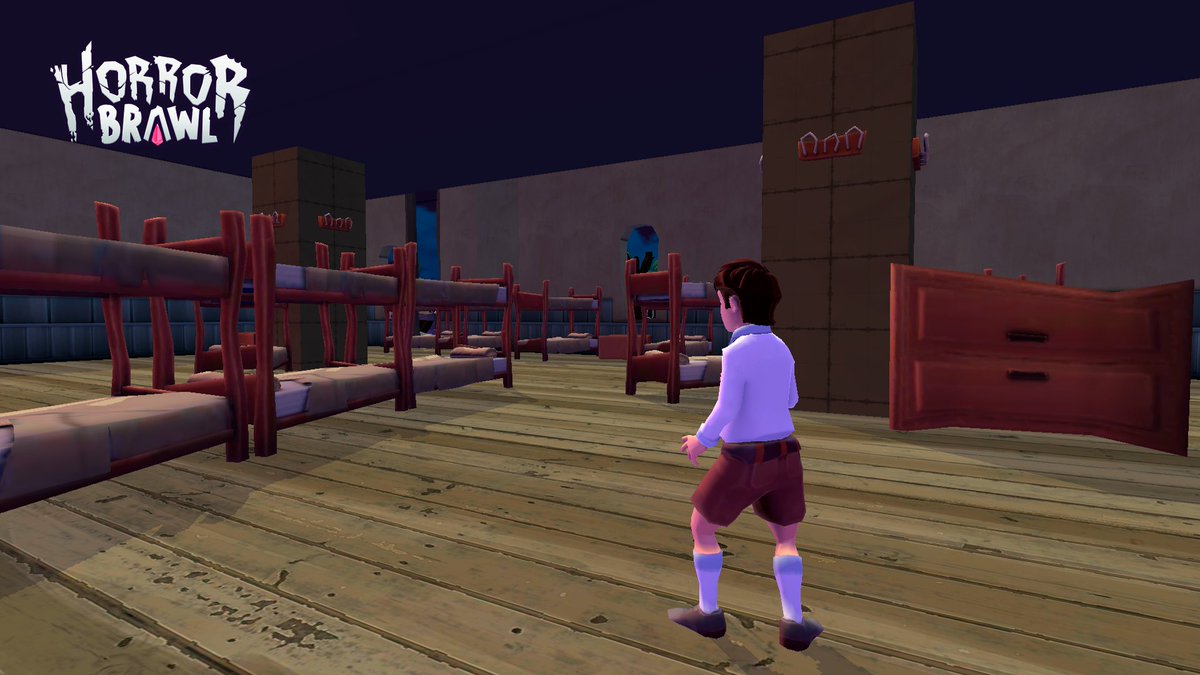 HorrorBrawlGame's tweet photo. 😱J from #IceScream has found a new room in #HorrorBrawl escaping from Sister Madeline #EvilNun ! 

🤔Does this place feel familiar to you?

#Keplerians #MobileGame #BattleRoyale #WorkInProgress https://t.co/XU5Xia0Va5