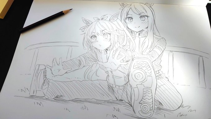 トウカイテイオーとメジロマックイーン
#ウマ娘 