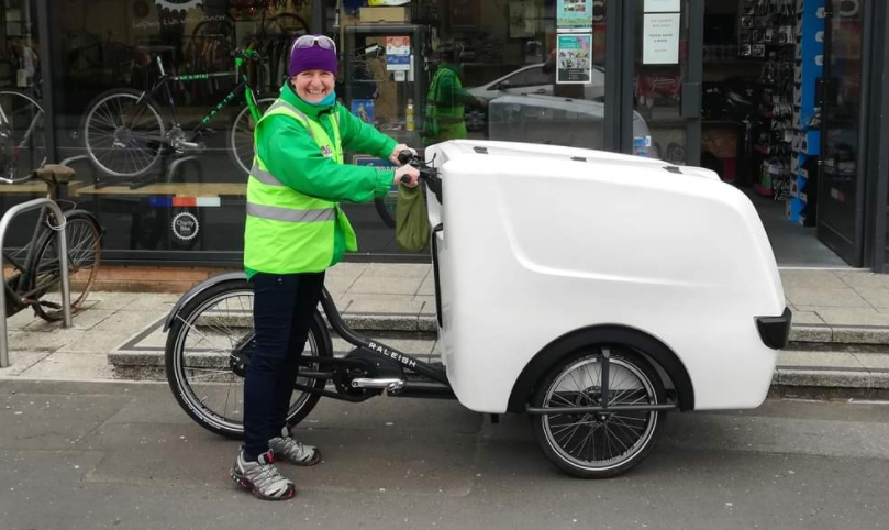 Is your #coop offering deliveries by bike? You might be using someone similar to @york_collective or @BikeChorlton (pictured). The @BroughtByBike directory could be a useful place to list your business. #coops