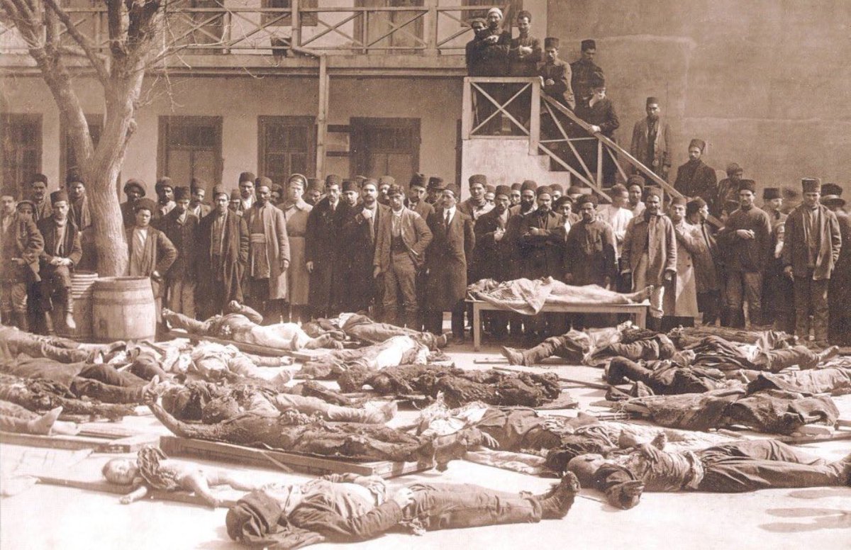 RudeAdored27's tweet photo. We Never Forget it!
The Mishap of Azerbaijan's Genocide act of oppression highly Condemned! 
@GYAssociation
#31march1918 https://t.co/ciedlS2zXI