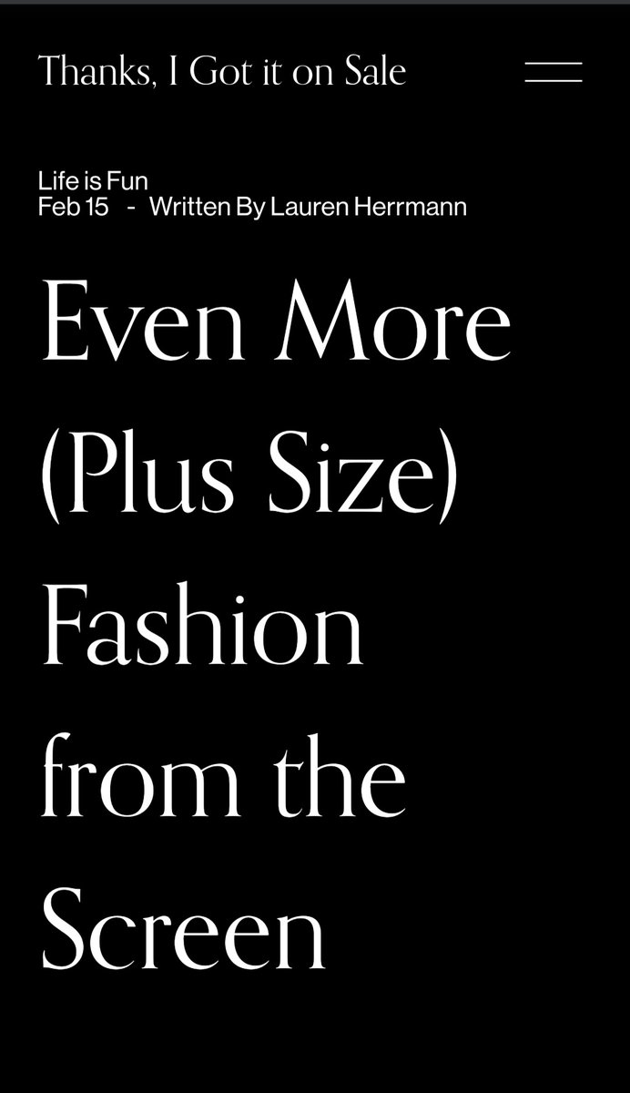 TIGIOS2019's tweet photo. ICYMI: We're talking about our favorite on-screen fashionistas and how plus size babes can snag their styles.  https://t.co/7UJ4nUY7GR https://t.co/id6cPoneW4