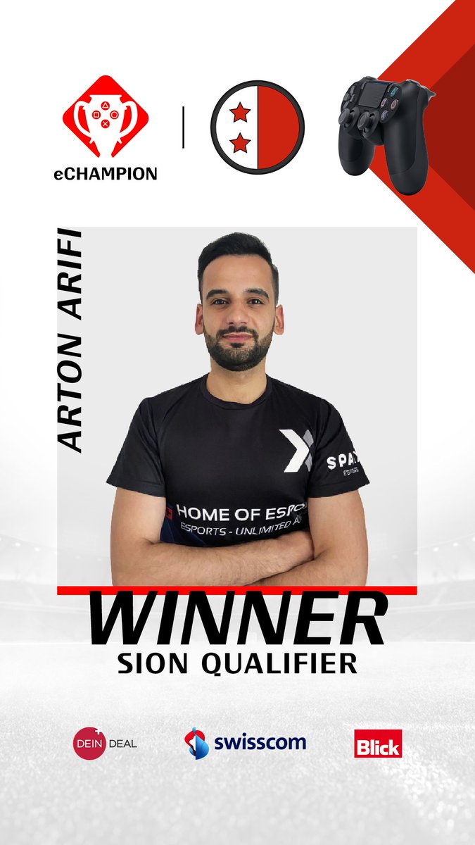eChampion Sion Qualifier

<a href="/Arton232/">Arton23</a> qualifiziert sich für Sion - GGWP!
Am Donnerstag geht's weiter mit dem Zürich Qualifier.

#Sion #eChampion

<a href="/deindeal/">DeinDeal</a> <a href="/Swisscom_Gaming/">Swisscom Gaming</a>
@blickesports