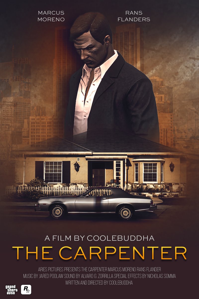 bakerplusnet's tweet photo. One day until the #official #release! We can't wait!
Among other great work, #thecarpenter by @Aries_Pictures is now available to stream on #bakerplus! Don't miss out on this stunning #GTA5 #machinima with a great story!
#nowonbakerplus #stream #now #ComingSoon #GrandTheftAutoV https://t.co/wIa7l64g2w