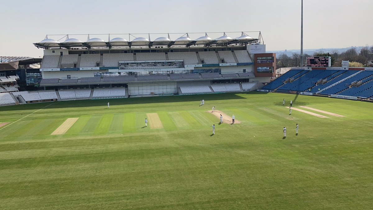 JonathanDoidge's tweet photo. Campaign to play the whole season in March anyone? #crackingtheflags #bbccricket #yccc #onerose https://t.co/dNhH1UI0ds