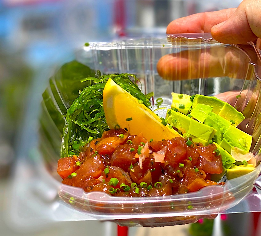 Our Tuna Poke is made with fresh tuna right out of the ocean. 
.
#lobsterchowderhouse
#lobsterpotexpress
#ptownlobsterpot
#provincetown
#provincetownma
#myptown
#wellfleet
#eastham
#capecod
#capecodseafood
#capecodeats
#capecodfoodies
#capecodeateries
#capeology